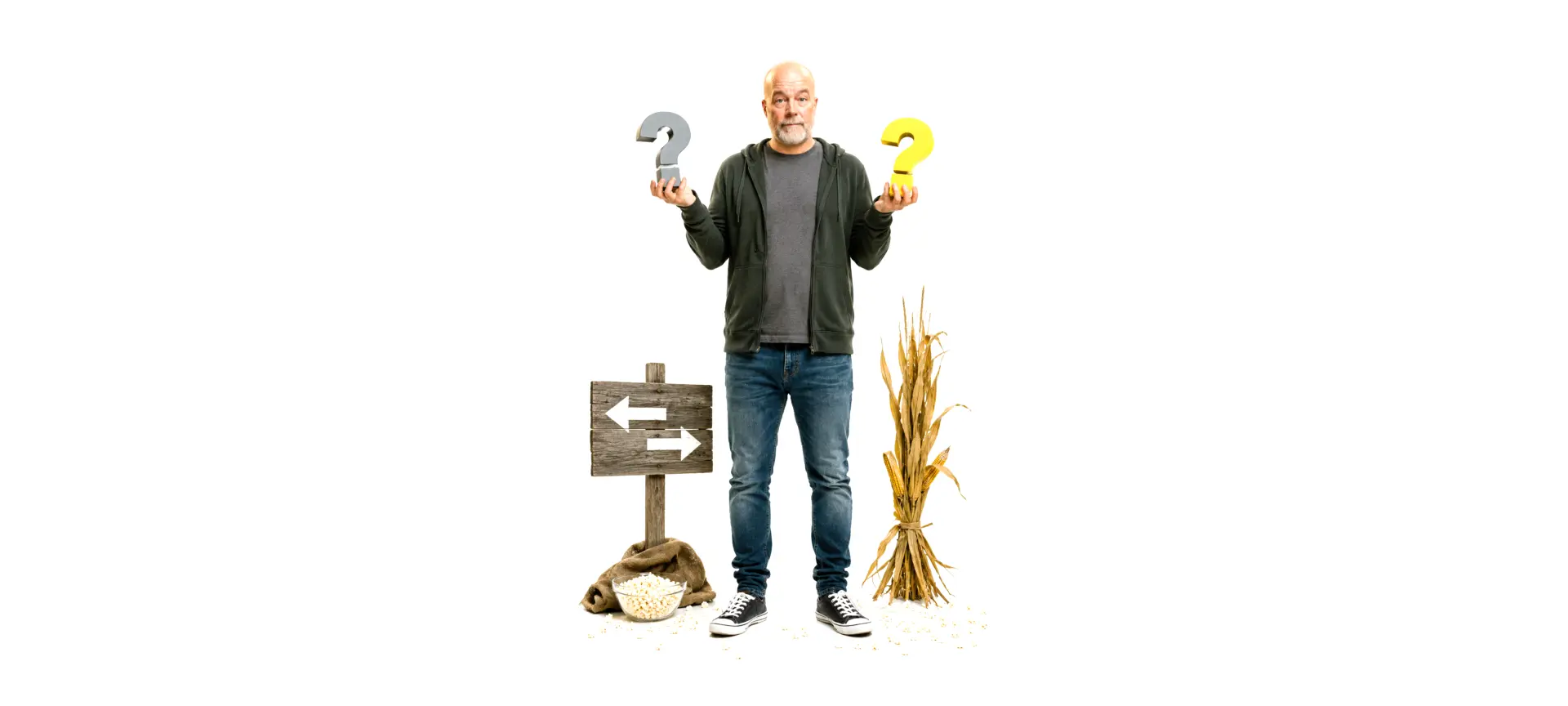 Corn vraagtekens